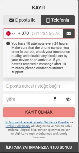 Megapari Türkiye Android Uygulaması Görseli