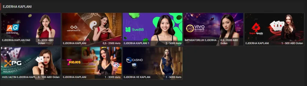 Megapari Turkey Casino Uygulaması'nın Resmi