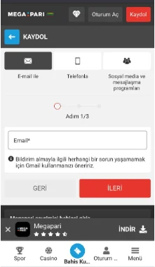 Megapari Türkiye Girişi'nin resmi