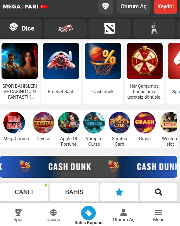 Megapari Türkiye iOS Uygulaması Megapari iOS Cihazlar için Uygulama